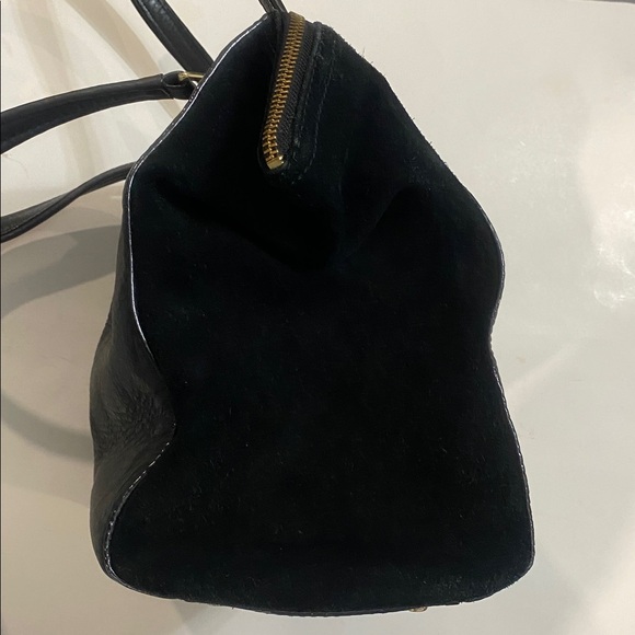 Kate Spade Magnolia Park Ollie Tote Black Leather Suede Large Work Bag - Picture 12 of 15